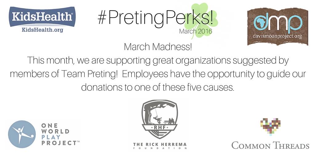 #PretingPerks! February 2016